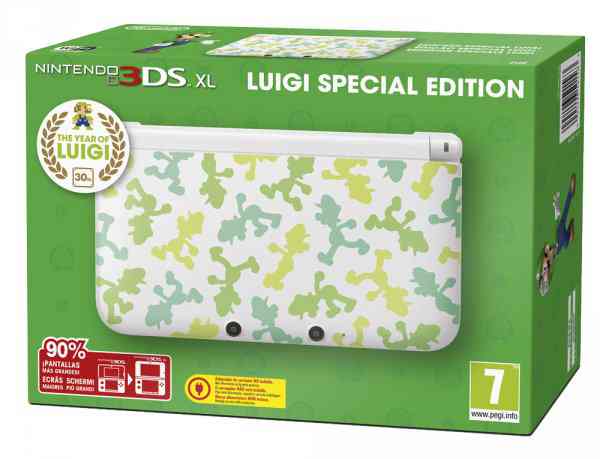 Consola 3ds Xl Edicion Especial Limitada Luigi